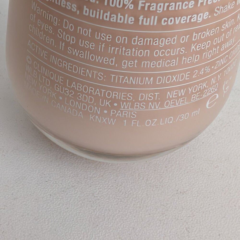 Clinique Even Better SPF15 Makeup Cream Foundation CN 02 Breeze VF Preowned - Picture 5 of 6